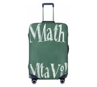 YHLKLWKSZC Housses de bagage pour valise, formules formes, théorie, cours de mathématiques, housse de valise, housse de bagage élastique, 45,7 à 81,3 cm, Noir/blanc, Small, tendance.