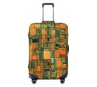 YHLKLWKSZC Housses de bagage pour valise, motif ethnique africain, housse de valise, housse de protection élastique pour valise, 45,7 à 81,3 cm, noir, Large, Tendance