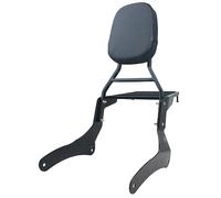 YHMOTO Passenger Backrest Sissy Bar with Luggage Rack for Kawasaki Vulcan 900 VN900 Classic Custom 1996-2023 (New Style-Black)