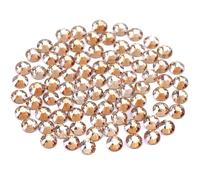 YHMQ DU 2880 pièces de strass, cristaux à ongles + strass pour ongles, Crystal Gold shadow + SS10 (2,6 + 2,8 mm)