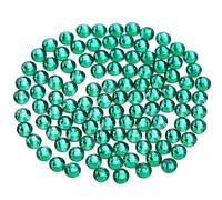 YHMQ DU 2880 pièces de strass, cristaux à ongles + strass pour ongles, Crystal Green zircon + SS10 (2,6 + 2,8 mm)