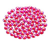 YHMQ DU 2880 pièces de strass, cristaux à ongles + strass pour ongles, Crystal Lt.siamAB + SS10 (2,6 + 2,8 mm)