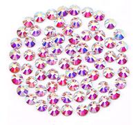 YHMQ DU 2880 pièces Strass, Cristaux à Ongles - Strass pour Ongles, Crystal ClearAB - SS10 (2,6-2,8 mm)