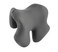 YHNDECO Coussin de nuque pour fauteuil, chaise de bureau, appuie-tête, coussin de nuque élastique en mousse à mémoire de forme, coussin de soutien des épaules pour chambre à coucher, noir