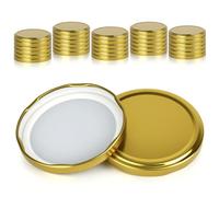 YHNDECO Lot de 30 Couvercles à Visser, Couvercle Pot Confiture 82mm