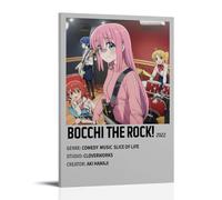 YHNGFDSKNB Bocchi The Rock! Poster sur toile de la série Anime classique, décoration murale, peinture pour chambre à coucher, 30 x 45 cm, style cadre