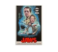 YHNGFDSKNB Poster sur toile de la série télévisée Jaws - Décoration murale - Décoration murale pour chambre à coucher - 60 x 90 cm - Style moderne