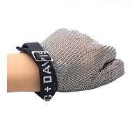 YHNNH accessoires de jardinage, Gants anti-coupures en acier inoxydable, gants de sécurité for boucher, for couper la viande, décortiquer les huîtres et trancher pommes terre(1pcs/XXL)