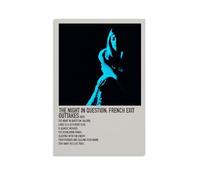 YHNNH Affiche murale rétro « The Night In Question » « The Night In Question French Exit Outtakes » de style classique, décoration parfaite pour bibliothèque, bar ou cinéma maison, 60 x 90 cm, sans