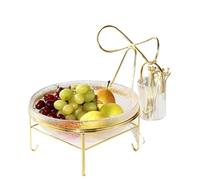 YHNNH, Assiette à fruits de grande capacité, Table basse de la maison, support à fruits pouvant être séparé, bol à fruits, assiettes