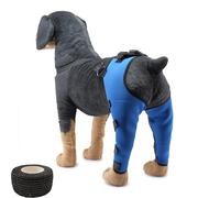 YHNNH Attelle de jambe pour chien et stabilité pour chiens, réglable, légère, respirante et confortable pour chiens de petite et grande taille (bleu)