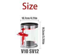 YHNNH Bac À Poussière De Rechange, Compatible avec Les Aspirateurs Dyson V10 Et SV12, Petits Et Grands Réservoirs for Aspirateurs De Différentes Régions(Small Bin)