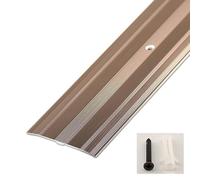 YHNNH Bande de Transition en Aluminium for Plancher - Longueur réglable de 35,4 à 71 po, Largeur de 2,4 po, Installation Facile avec vis(Rose Gold,145cm)