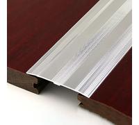 YHNNH Bandes de Transition en Alliage d'aluminium de 6 cm de Large for sols stratifiés - Bordures sûres for la Maison, l'école et l'hôpital(Silver)