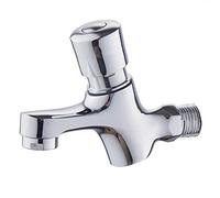 YHNNH, Bassin eau froide fermeture automatique économie d'eau robinet de lavabo salle de bain publique salle de bain toilettes en laiton,