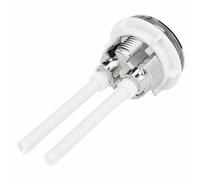 YHNNH Bouton-Poussoir for réservoir d'eau de Toilette à Double Chasse d'eau de 38 mm - Valve Ronde for pièces de Salle de Bain, Installation Facile et Conception Durable, 1 pièce