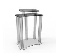 YHNNH Bureau de chaire de pupitre sur Pied, Support de Podium en Acrylique, pupitre de pupitre d'église Portable for scène de Salle de Classe d'église
