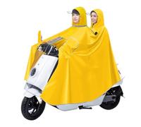 YHNNH Cape de Pluie for Deux Personnes, imperméable à Capuche, Coupe-Vent, for vélo, vélo électrique, Moto(Unique Colour,4XL)