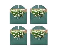 YHNNH Carte de vœux en papier photo Lilies of the Valley avec enveloppe, vierge à l'intérieur, carte de remerciement pour Noël, anniversaire, mariage