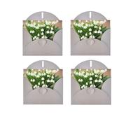 YHNNH Carte de vœux en papier photo Lilies of the Valley avec enveloppe, vierge à l'intérieur, carte de remerciement pour Noël, anniversaire, mariage