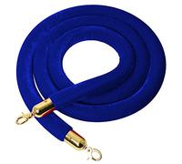 YHNNH, Corde de barrière multicolore en option for le contrôle des foules, corde de barrière de file d'attente suspendue, salle de cinéma/utilisation de grandes ouvertures/(Blue,Length 1.7M/5.6Ft/67In