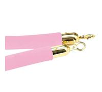 YHNNH, Cordes de barrière for le contrôle des foules, corde de chandelier industrielle for hôtels/théâtres, for tapis rouge/salle de cinéma/mariage/(Pink,Length 2.7M/8.9Ft/106In)