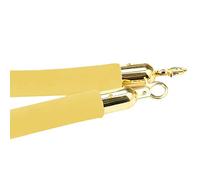 YHNNH, Cordes de barrière for le contrôle des foules, corde de chandelier industrielle for hôtels/théâtres, for tapis rouge/salle de cinéma/mariage/(Yellow,Length 2.7M/8.9Ft/106In)