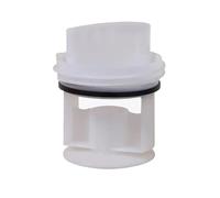 YHNNH Couvercle De Filtre De Pompe De Vidange De Linge 9000969315, Compatible avec Siemens, Compatible avec Bosch, Lave-Linge À Tambour IQ500, IQ300, IQ700(White)