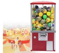 YHNNH, Distributeur automatique de bonbons for petites entreprises, machine à gommes for enfants (rouge)(Red)