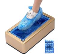 YHNNH Distributeur automatique de chaussures avec 100 couvre-chaussures, pour réunions de famille, célébrations de vacances, laboratoire, hôpital, musée, Or, argent, violet, bleu, vert, Silver