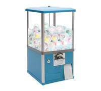 YHNNH, Distributeur automatique for enfants, distributeur automatique de capsules avec serrures for jouets à capsules de 4,5 à 5,5 cm de diamètre for magasins de jeux, rouge(Blue)