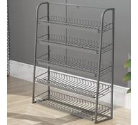 YHNNH Étagère à collations 5 Niveaux for magasins, étagère en métal for présentoir de Vente au détail for Chewing-Gum/Chocolat/dri(Grey,60x15x67cm)