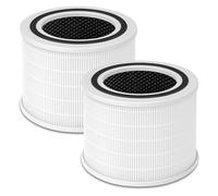 YHNNH Filtre Hepa PM2.5, Compatible avec Levoit, Purificateur d'air Core 200, Compatible avec Levoit, Filtre À Charbon Actif Core 200S, Élément De Filtration d'air Core 200S