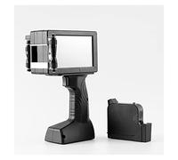 YHNNH Imprimante Portable YEZIO 40 Langues 25,4 mm QR Variable Code à Barres Lot Date Numéro Logo d'expiration Étiquette Mobile Portable(1set with 4black Ink)