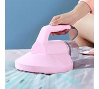 YHNNH Instrument d'élimination des acariens sans Fil domestiques Aspirateur Stérilisation ultraviolette Lit portatif(Pink)