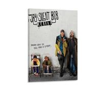 YHNNH Jay And Silent Bob Strike Back- Poster de style rétro - Décoration tendance parfaite pour bibliothèque, bar ou home cinéma - 40 x 60 cm - Style rétro