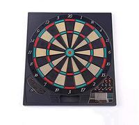 YHNNH Jeu de Cible, Cibles de fléchettes numériques à Pointe Souple 17 Pouces avec 18 Jeux et 159 Variantes, écran LCD, Tableau Bord Interface Boutons Facile Utiliser