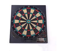 YHNNH Jeu de Cible, Cibles de fléchettes numériques à Pointe Souple 17 Pouces avec 18 Jeux et 159 Variantes, écran LCD, Tableau Bord Interface Boutons Facile Utiliser