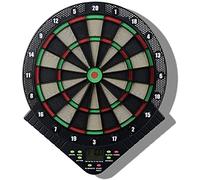 YHNNH Jeu de Cible, Jeu de fléchettes électronique, 18 Jeux, 159 Variantes, Cible avec écran LCD, 6 Souples