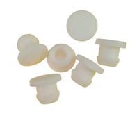 YHNNH, Kit d'œillets en caoutchouc, 10 pièces, bouchons d'extrémité en caoutchouc de Silicone transparents à clipser, Inserts de tube, bouchon de bouchon 10mm-30mm(18mm)