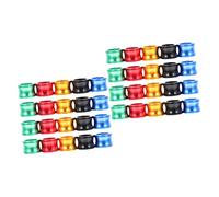 YHNNH Lot de 20 Anneaux colorés en Aluminium for Pattes d'oiseaux, Pigeons, perroquets et volailles - Marqueurs d'identification durables for Une Identification Facile(2 Packs)