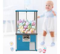YHNNH, Machine à gommes for enfants, distributeur de balles rebondissantes PS de 53,3 cm de hauteur, peut contenir 200 jouets à capsules, banque de gommes rectangulaire à pièces, rouge(Blue)