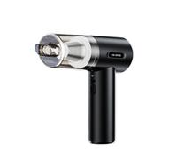 YHNNH Mini aspirateur Portable Rechargeable, Puissant sans Fil 4 en 1 avec éclairage LED, for Voiture/Maison/Animal de Compagnie(Black,[Brushless Vacuum Cleaner/2 speeds])