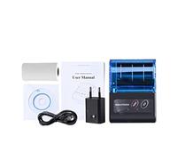 YHNNH Mini-imprimante Portable Bluetooth 58 mm, 2 Pouces, sans Fil, for reçus, POS, PC, imprimante de Poche(1Pinter Add 1Rolls)