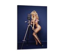 YHNNH Pamela Anderson Poster mural rétro de style classique, décoration parfaite pour bibliothèque, bar ou cinéma maison, 40 x 60 cm, style cadre