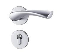 YHNNH Poignée de porte à levier en acier inoxydable - Poignée carrée non tournante à un seul côté for placards et portes-fenêtres(ModelE)