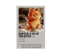 YHNNH Poster de style classique du film Garfield, décoration murale parfaite pour bibliothèque, bar ou home cinéma, 40 x 60 cm, sans cadre