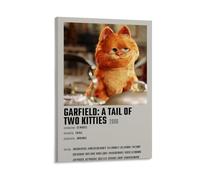 YHNNH Poster de style classique The Garfield Movie - Décoration murale rétro parfaite pour bibliothèque, bar ou home cinéma - 60 x 90 cm
