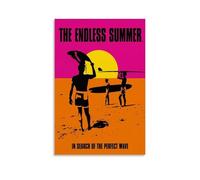 YHNNH Poster mural rétro The Endless Summer- Style classique - Décoration tendance parfaite pour bibliothèque, bar ou home cinéma - 50 x 75 cm - Sans cadre