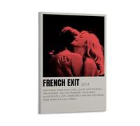 YHNNH Poster mural rétro « TV Girl French Exit» de style classique, décoration parfaite pour bibliothèque, bar ou cinéma à domicile, 20 x 30 cm, style cadre